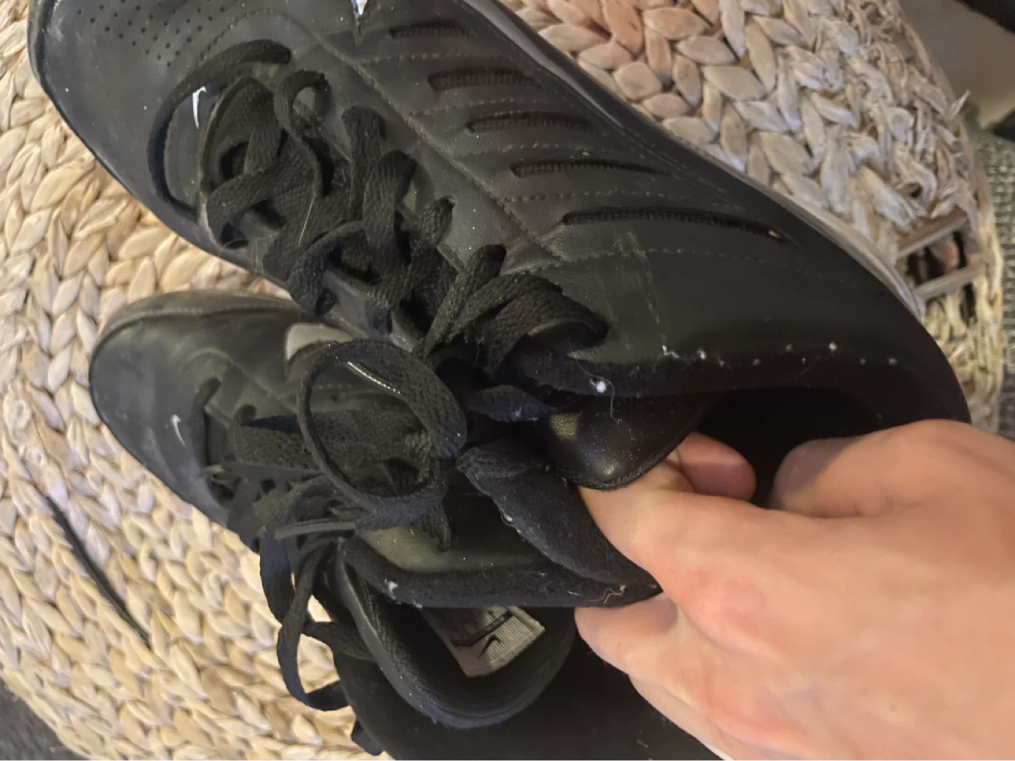 Nike Black football Cleats