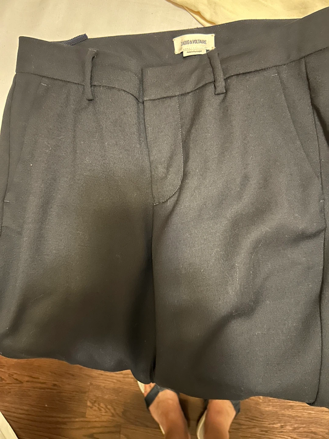 Zadig & Voltaire Black Wool Pants Size 36 - photo 2