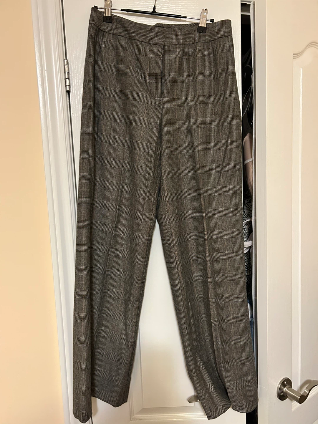 Kobi Halperin Plaid Wool Blend Dress Pants Size 2 - photo 2
