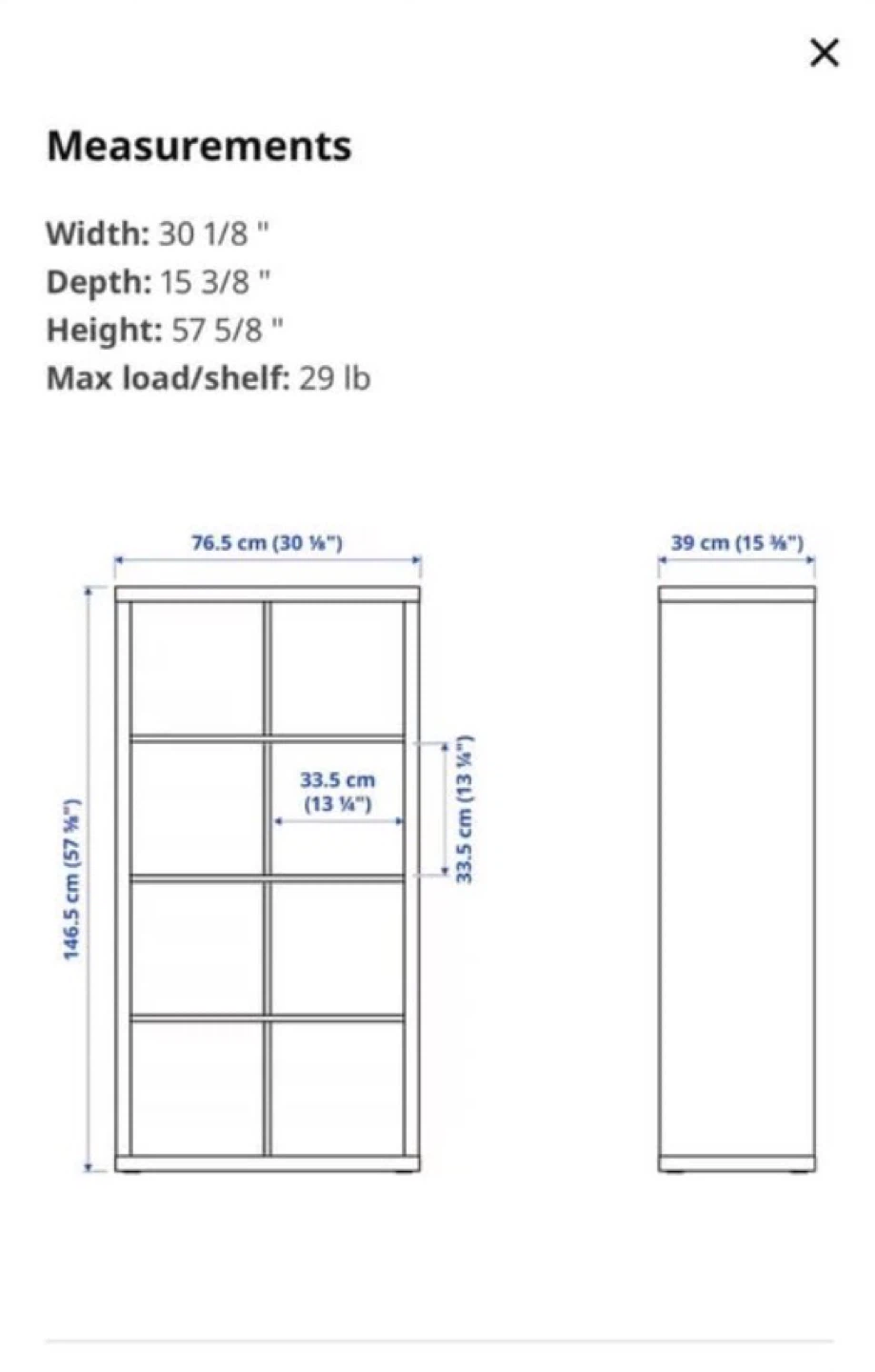 IKEA KALLAX Shelf Unit and Baskets - photo 2