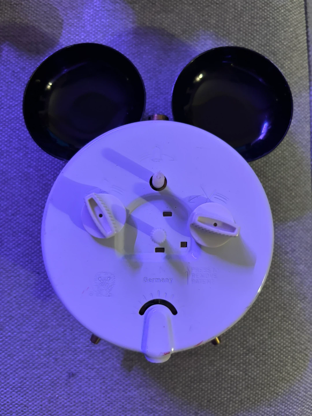 Antique Bradley Mickey Mouse Alarm Clock - Made in West Germany - photo 2