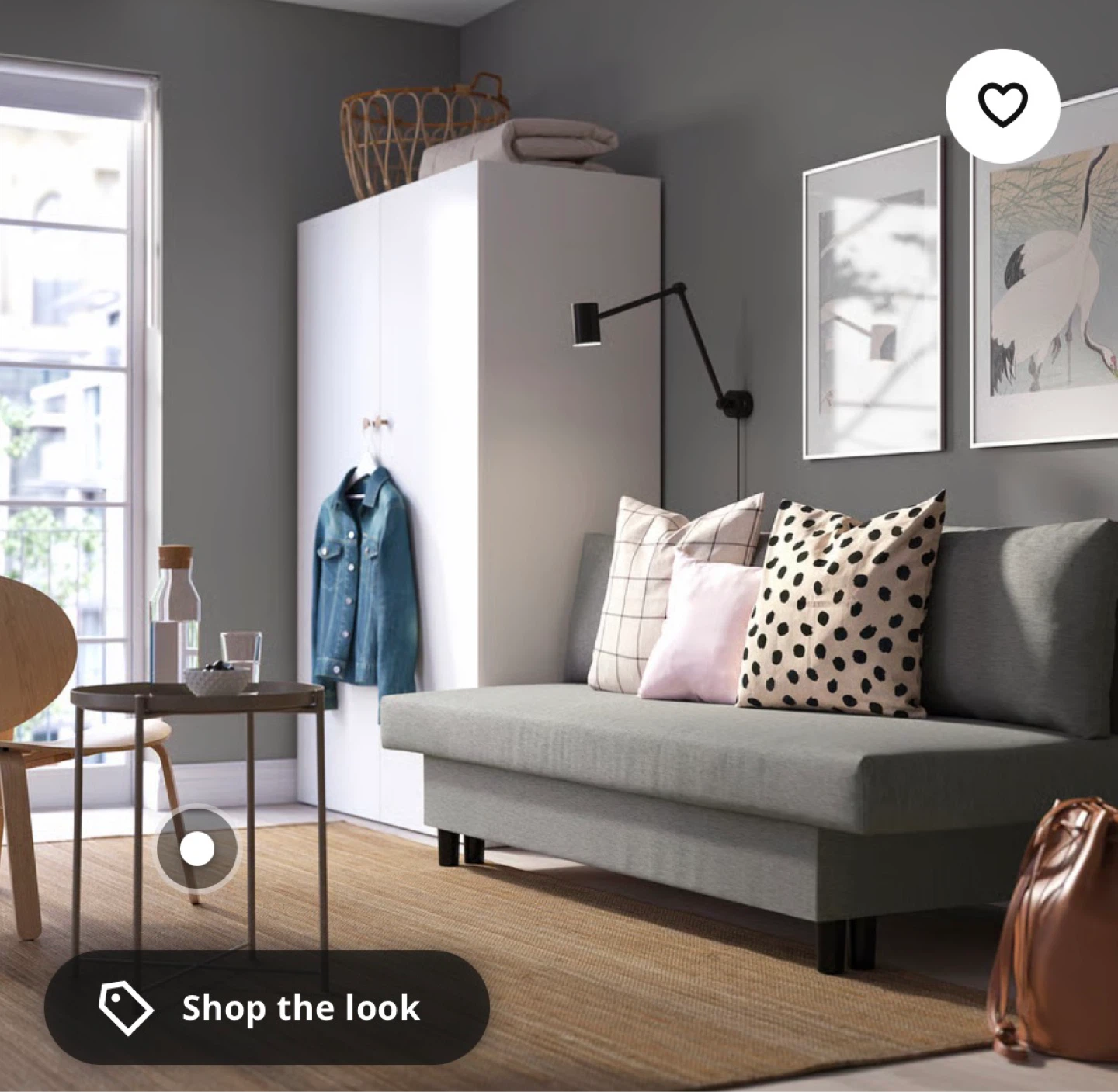 IKEA ÄLVDALEN Sofa Bed - Gray