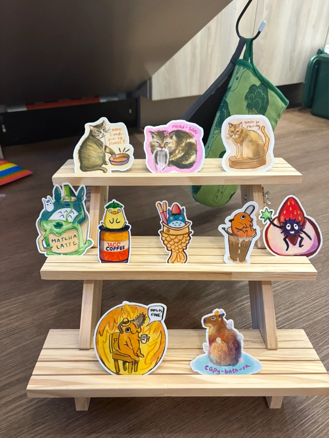 Hand drawn stickers