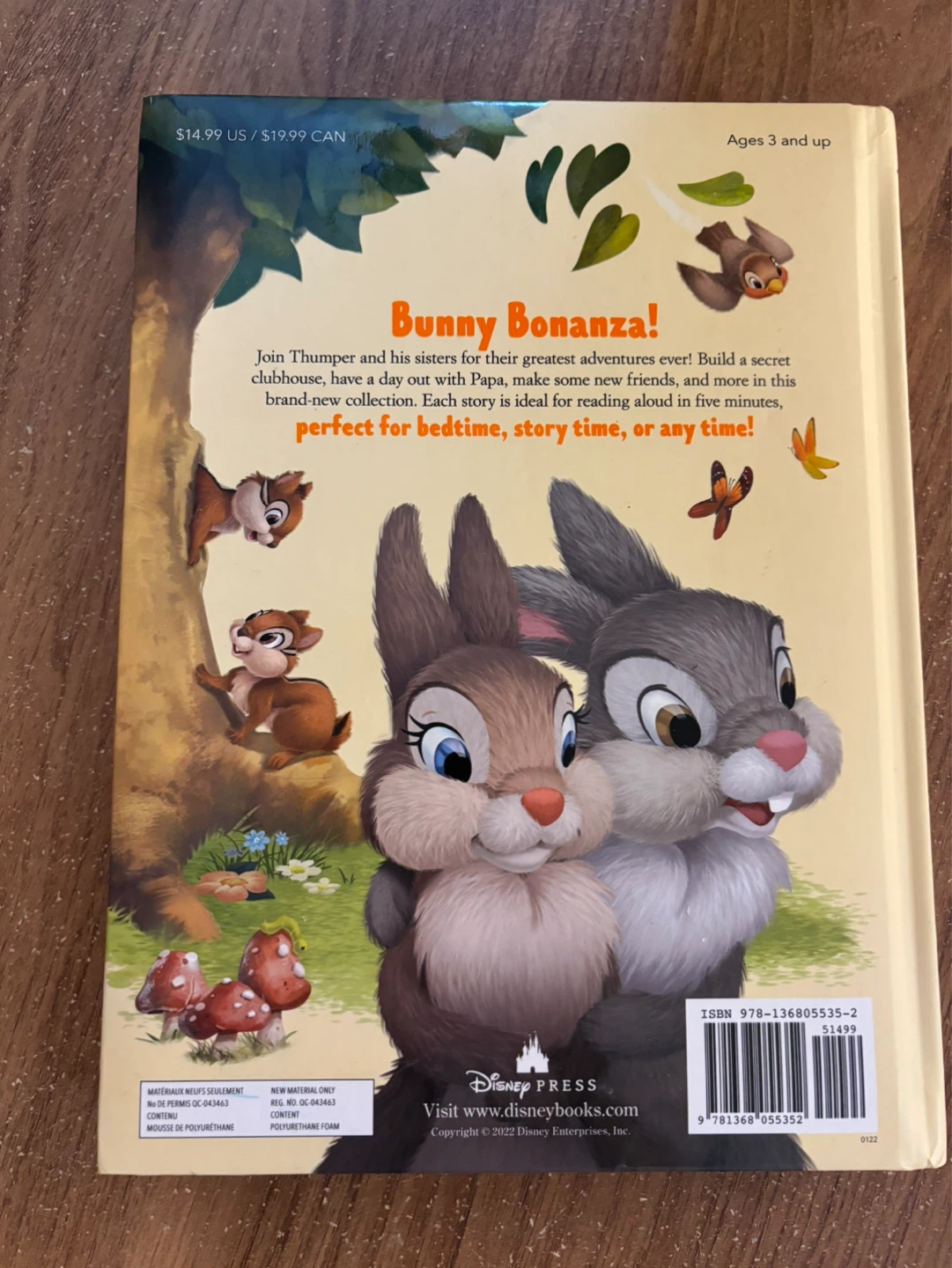 Disney 5 Minute Bunnies Stories Book - photo 2
