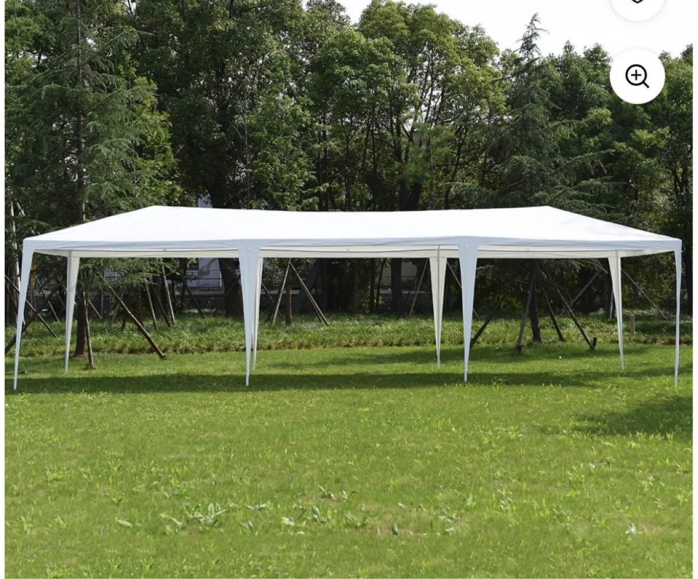 White Party Tent Canopy - 10x30 ft - photo 3