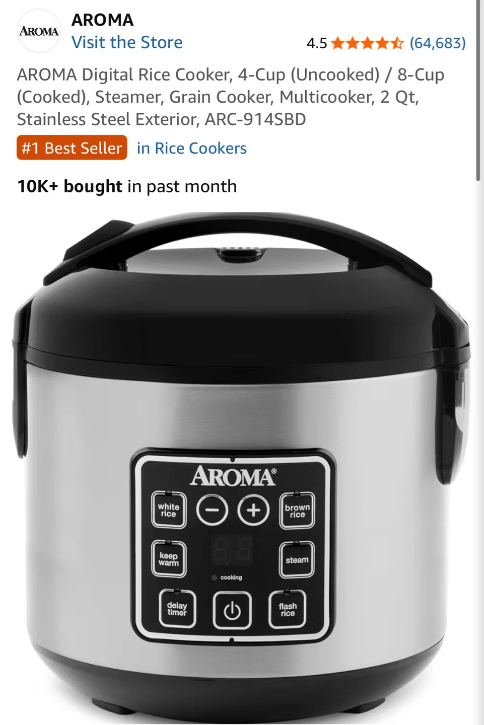 AROMA Rice Cooker