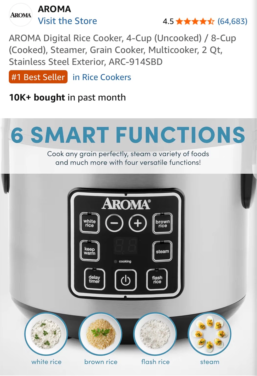 AROMA Rice Cooker - photo 2
