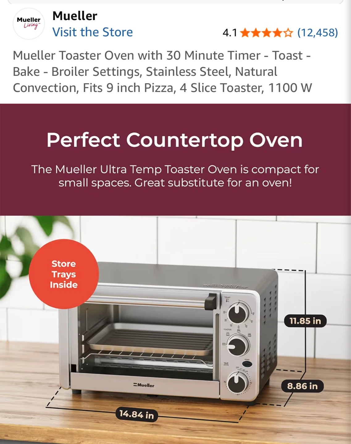 Mueller Toaster Oven - photo 2