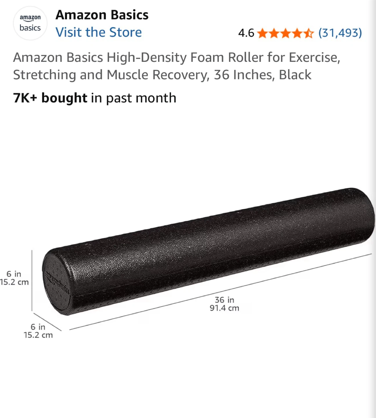High-Density Foam Roller - photo 2