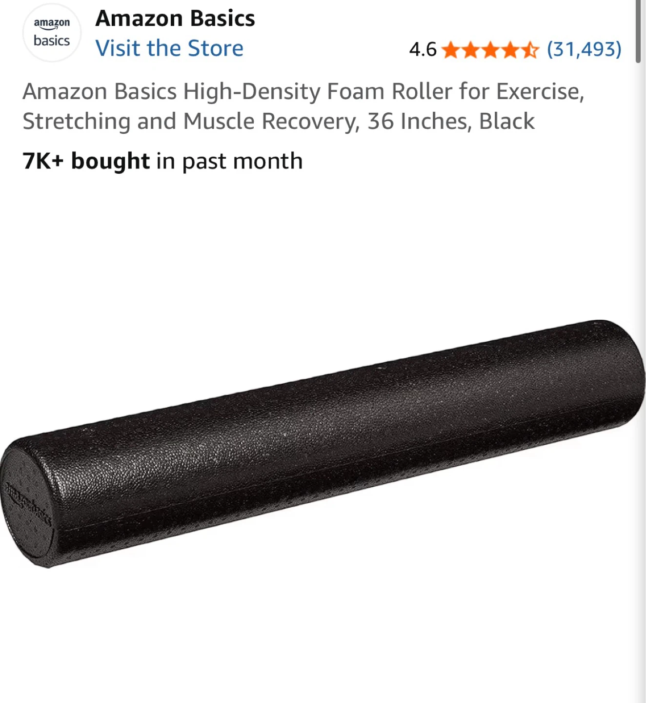 High-Density Foam Roller