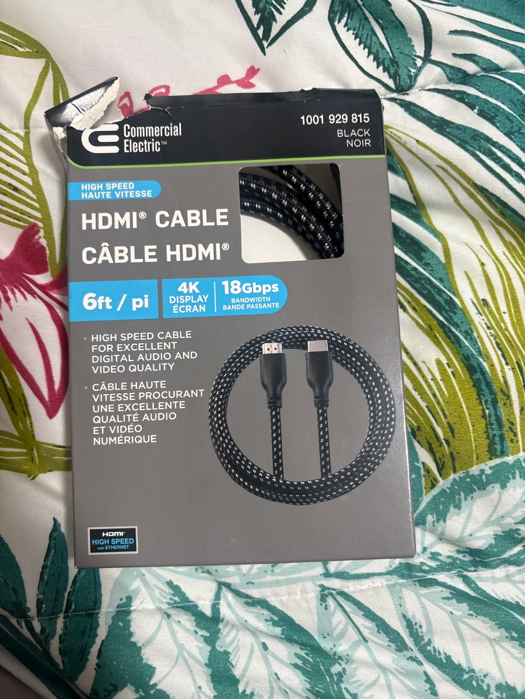 Commercial Electric HDMI Cable - 6ft, Black