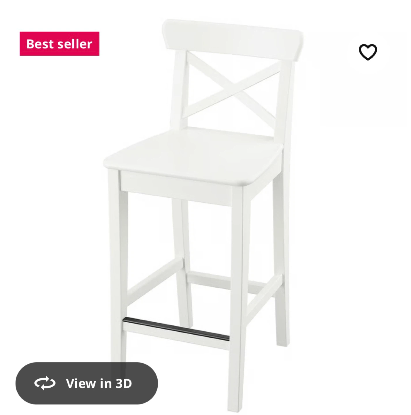 2 IKEA ROSENTORP Counter Stools - photo 3