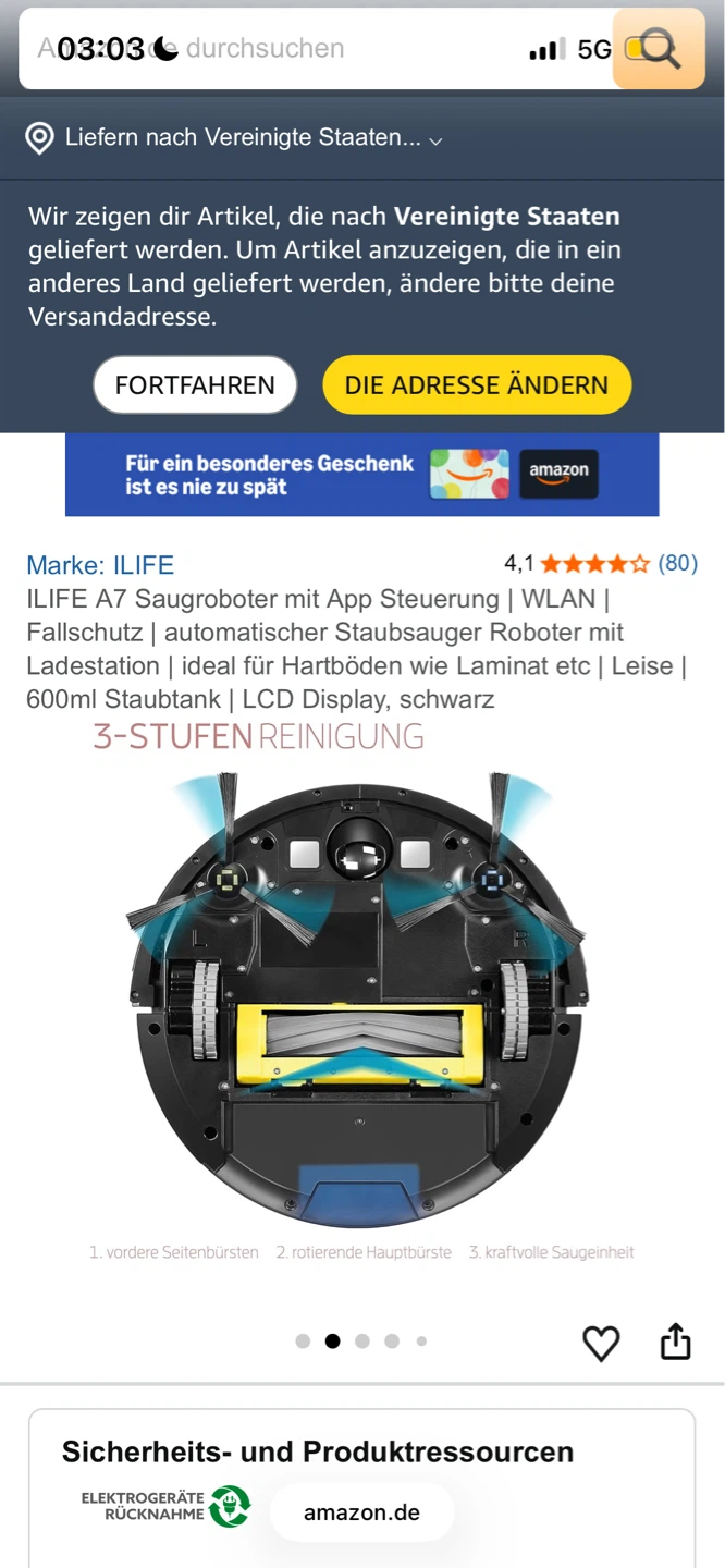 ILIFE A7 Robot Vacuum Cleaner - photo 3