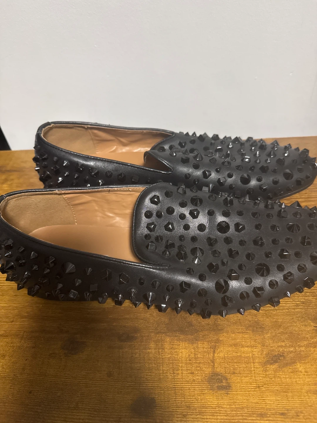 Saks Fifth Ave -Black Studded Loafers - photo 2