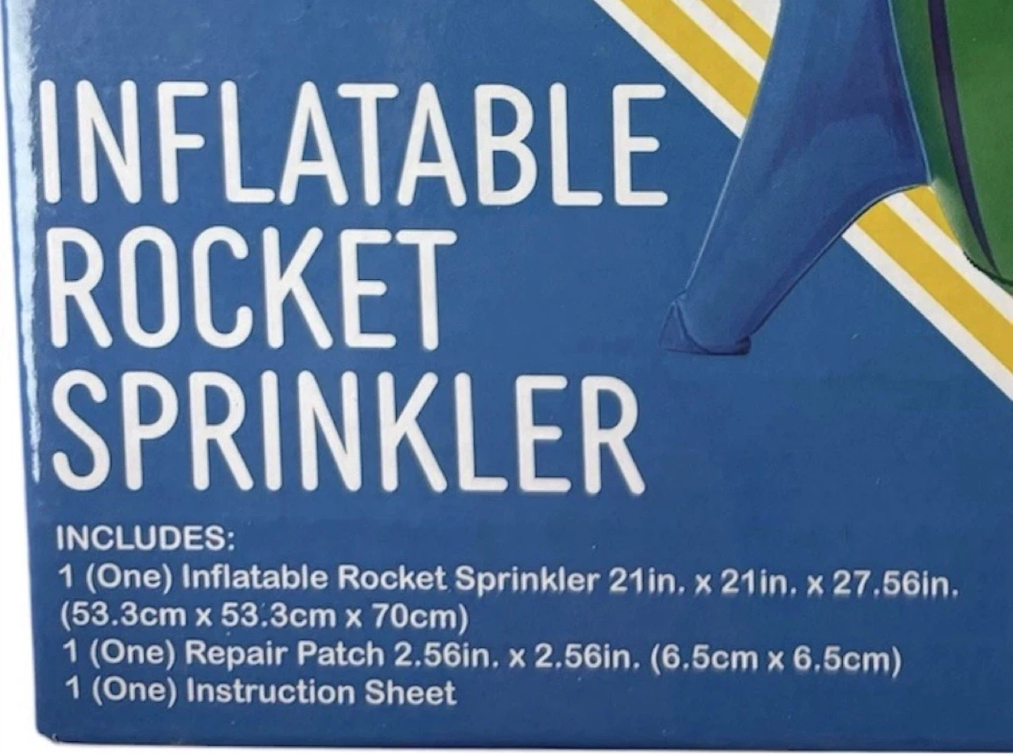 Inflatable Rocket Sprinkler Kids Water Toy 27” New in Box - photo 5