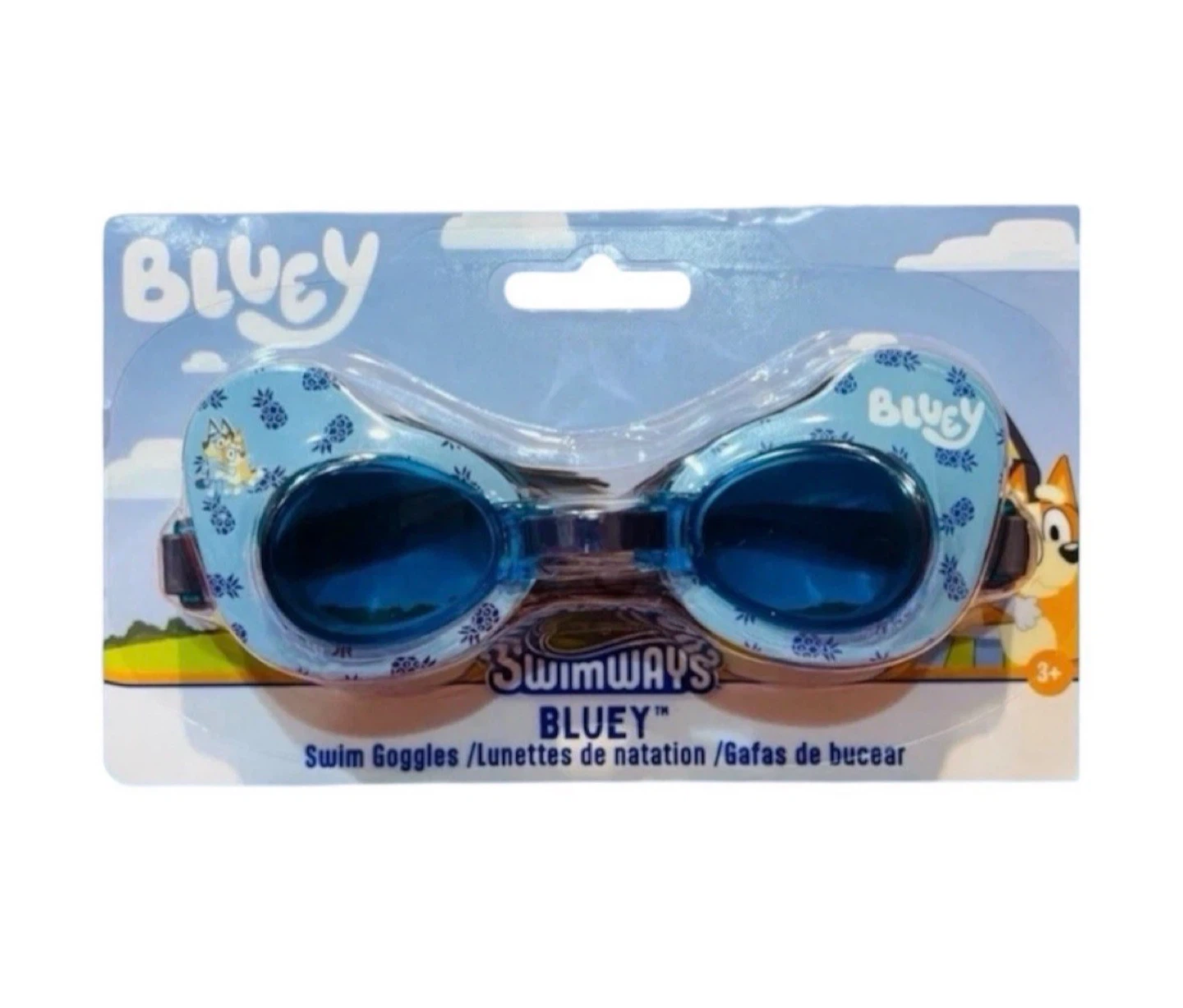 Bluey Kids Pool Goggles 3+ Adjustable Strap - photo 2