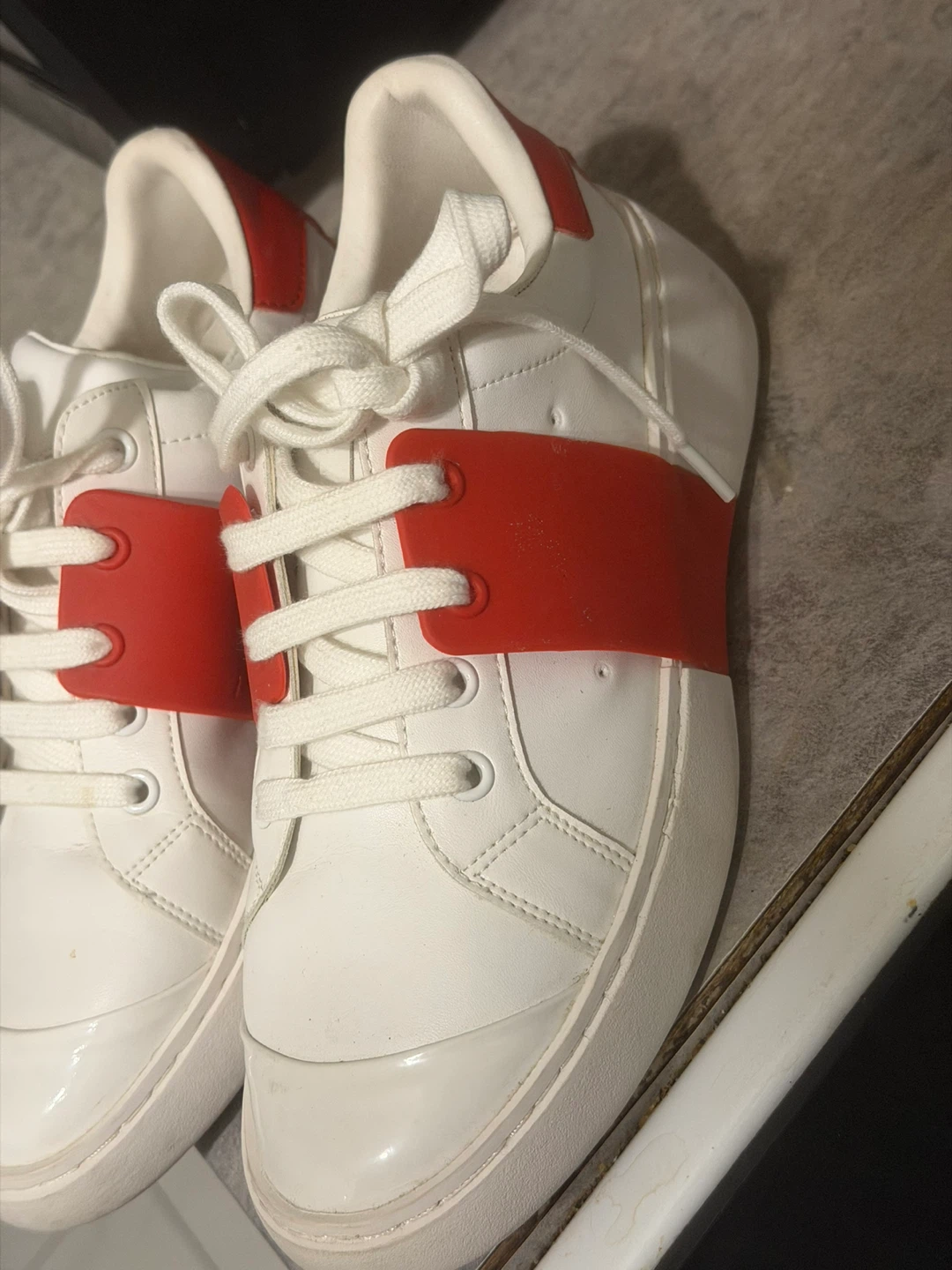 White & Red ROGER Vivier Sneakers - photo 4