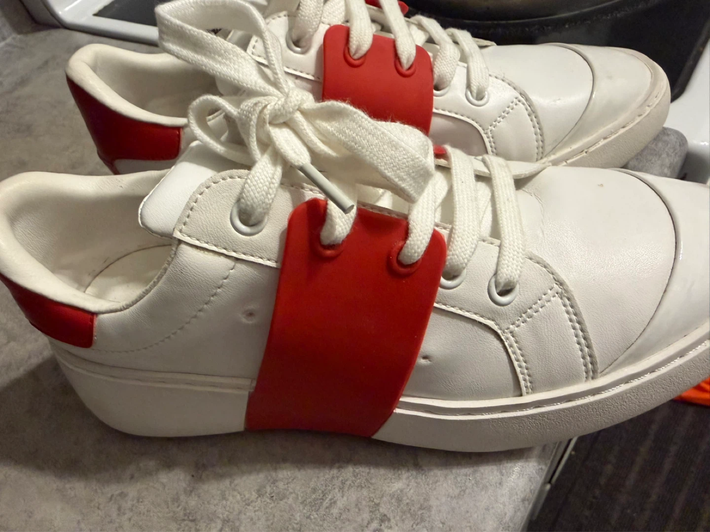 White & Red ROGER Vivier Sneakers - photo 3