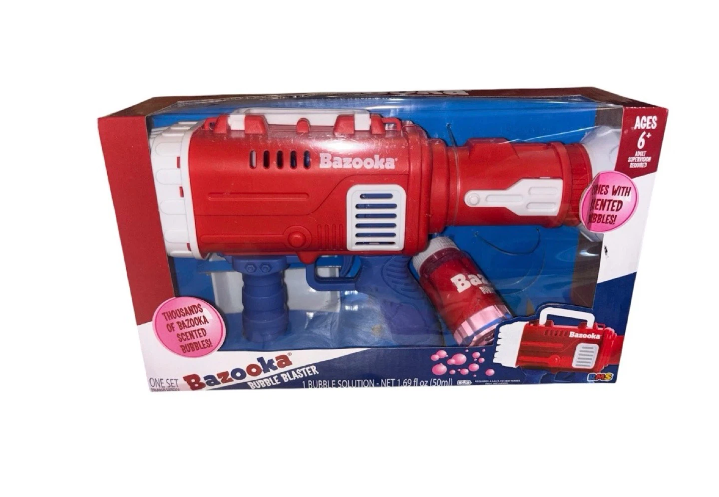 Bazooka Bubble Blaster Toy Set NIB Kids Outdoor Fun - photo 2