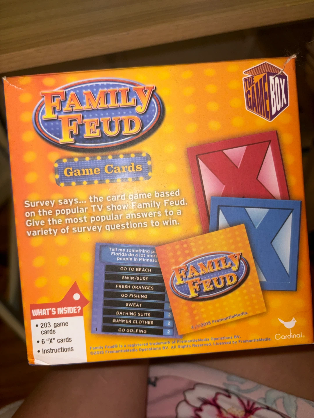 Family Feud Game Cards - photo 2