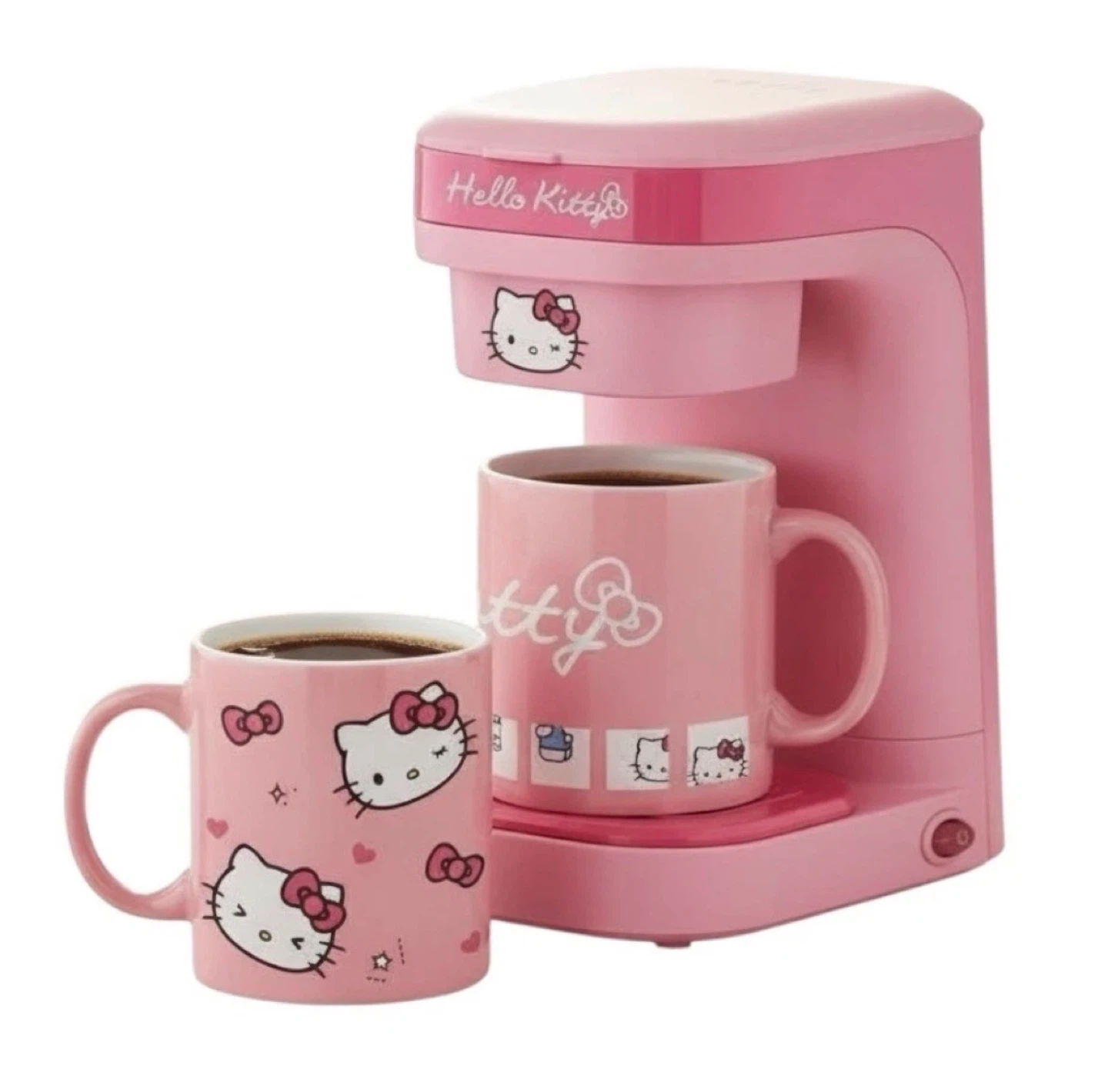 Hello Kitty Single Serve Coffee Maker With 2 Mugs