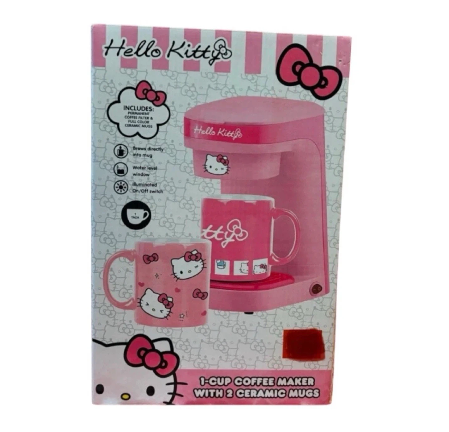 Hello Kitty Single Serve Coffee Maker With 2 Mugs - photo 5