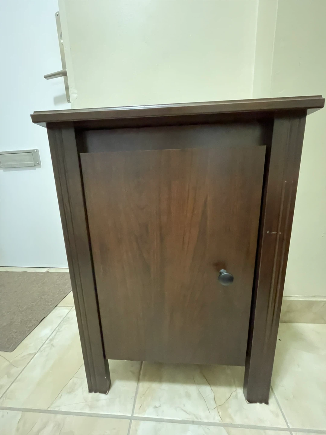 Dark Brown Wooden Cabinet