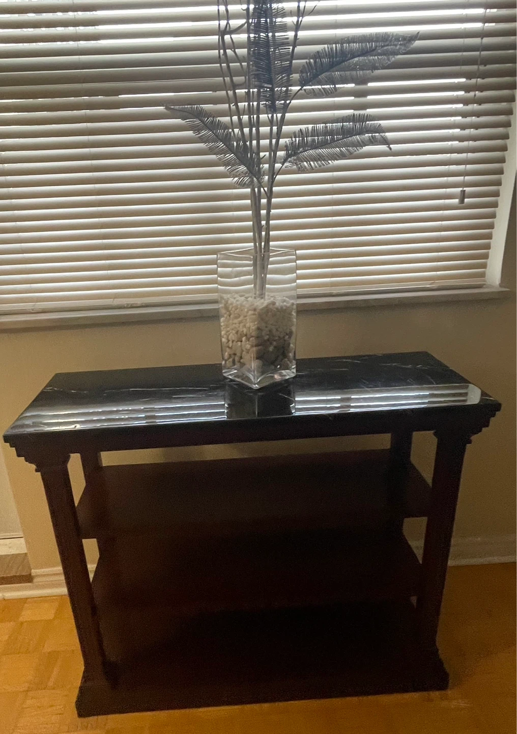 Console Table with Marble Top
