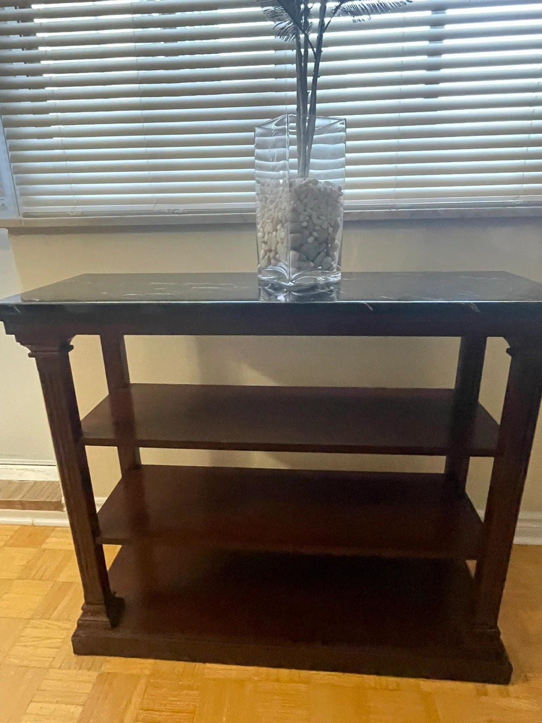 Console Table with Marble Top - photo 2