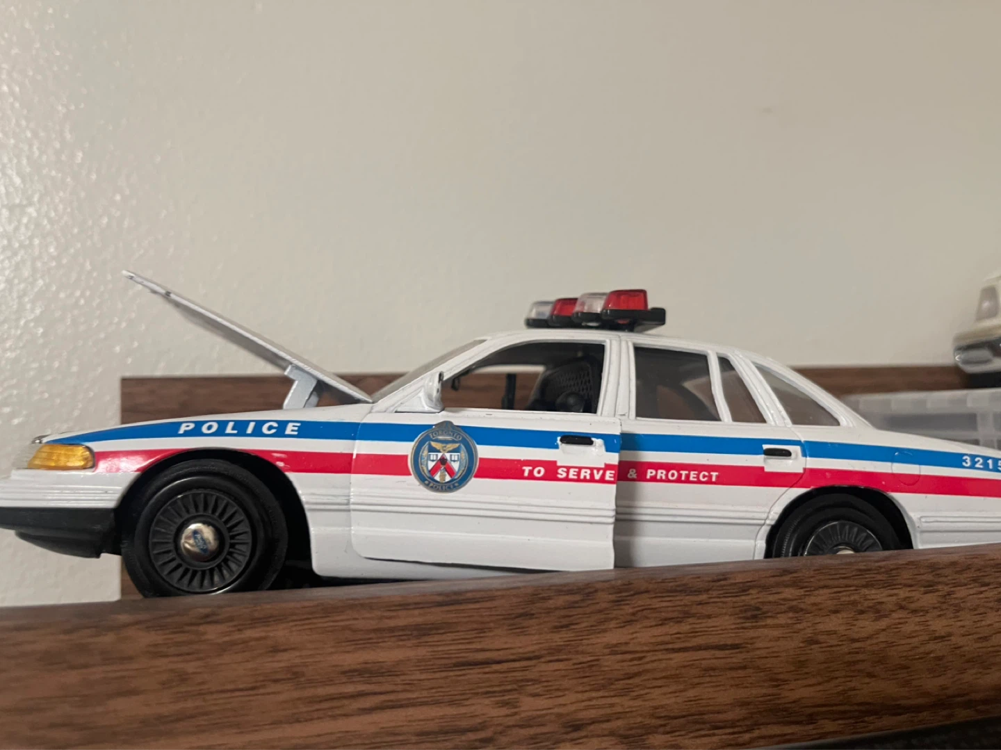 Diecast Police Car Model
