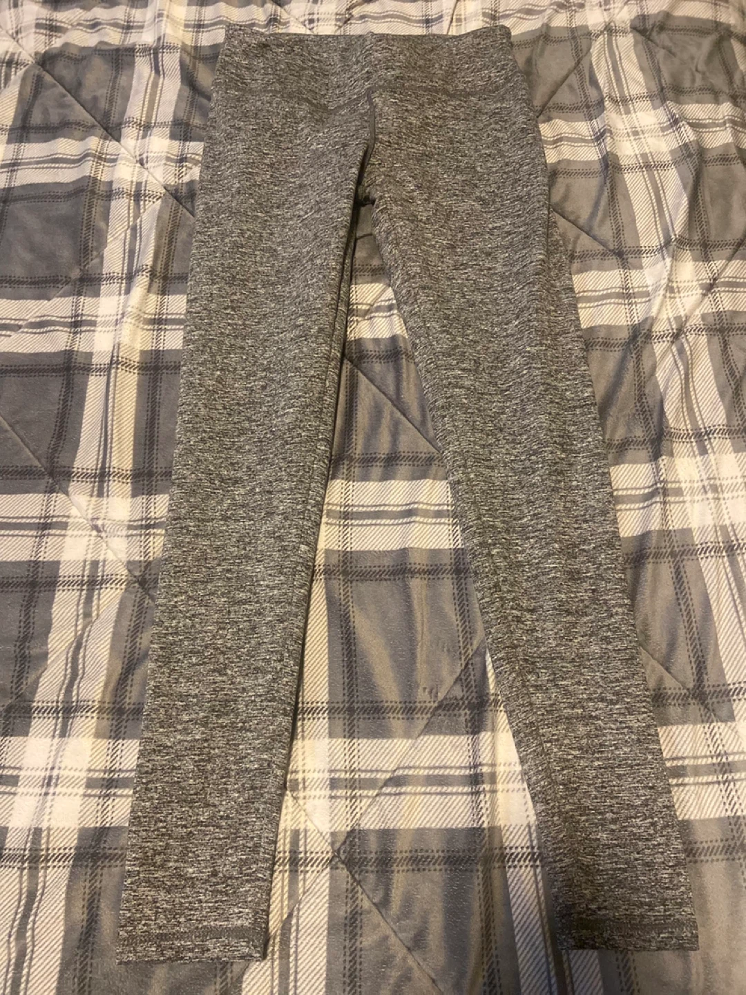 Girls Grey Leggings Size Medium