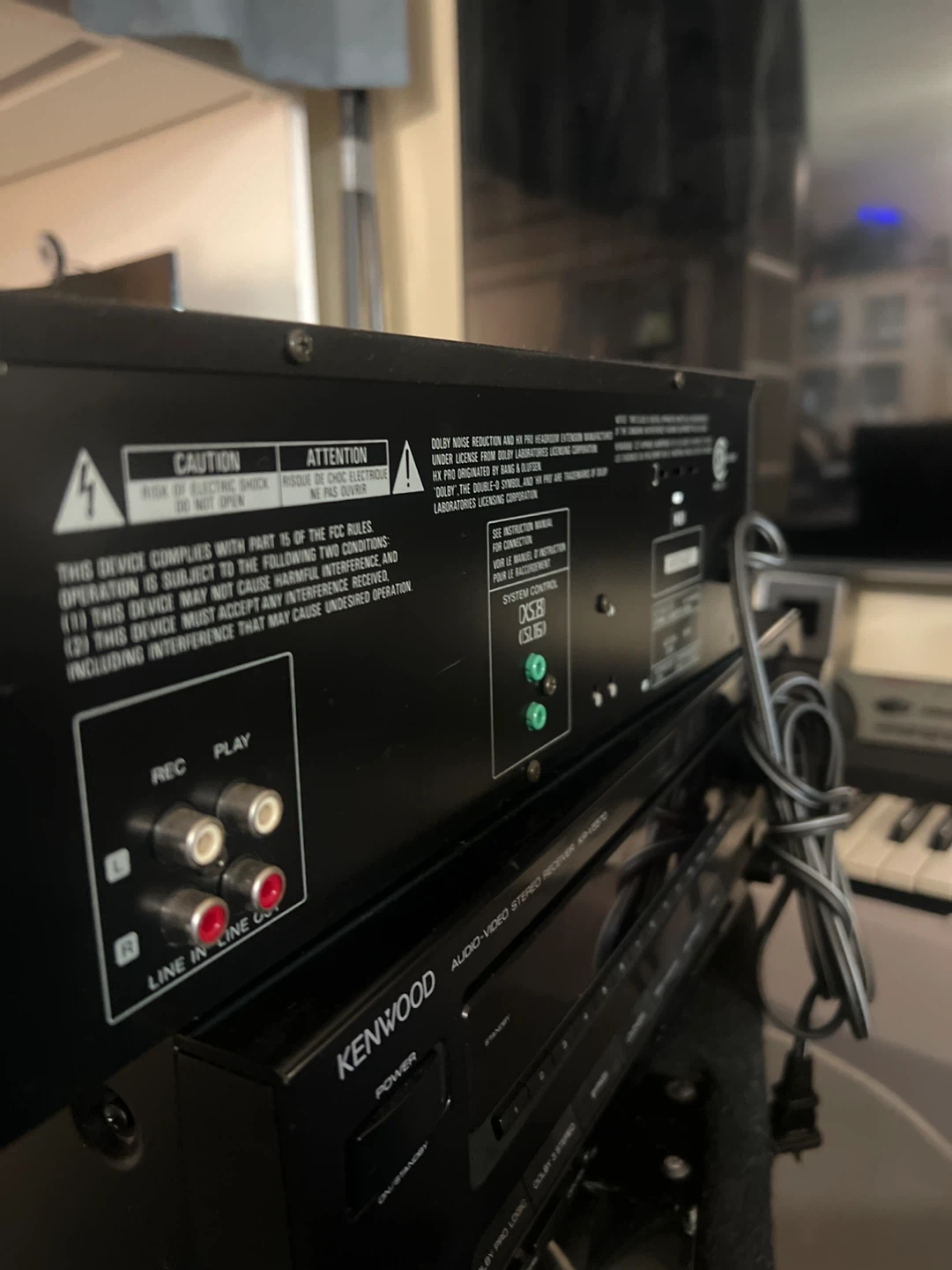 Kenwood Stereo Double Cassette Deck KX-W4080 - photo 3