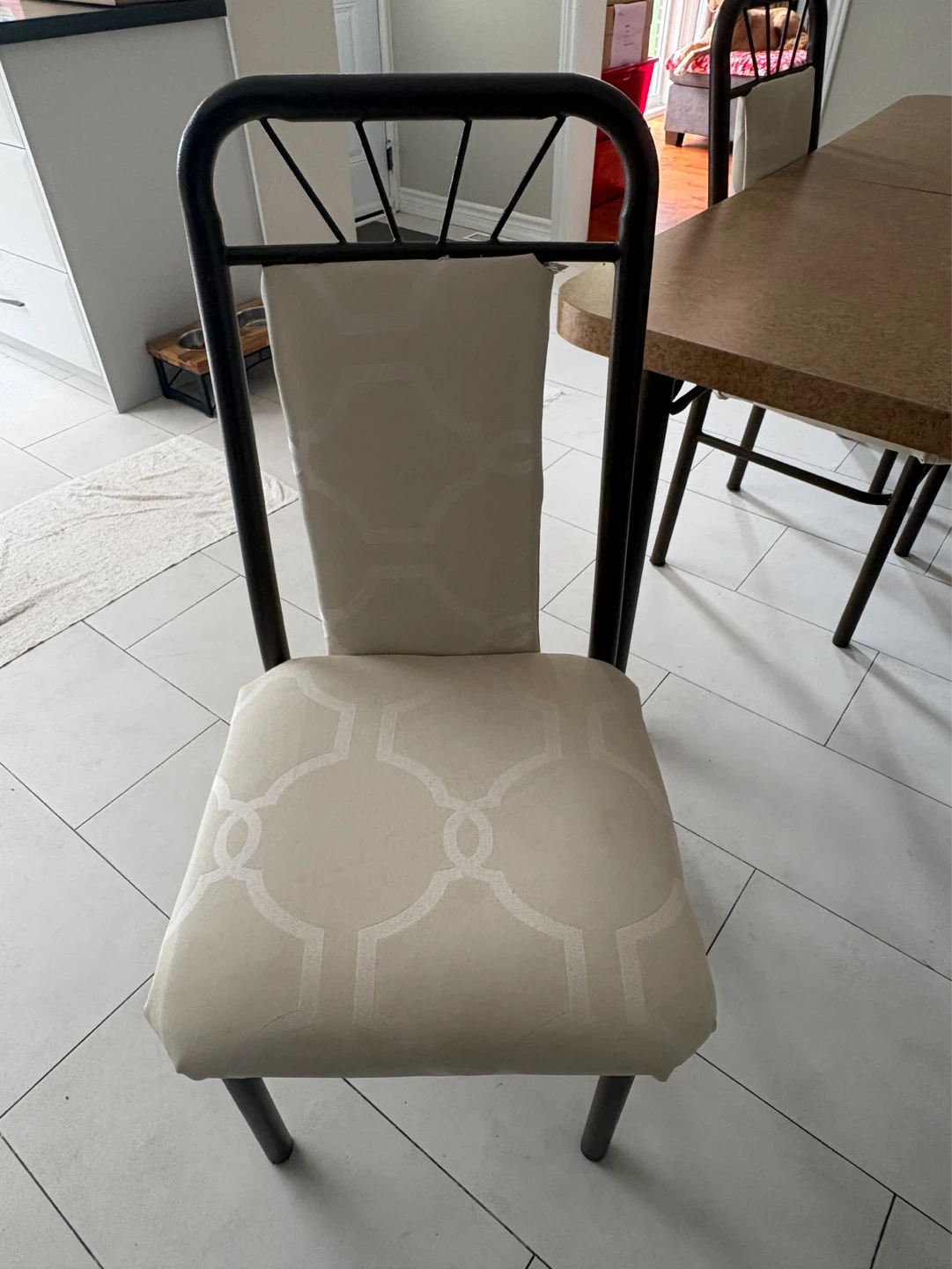 Vintage Dining Set with Table and 4 Chairs - photo 3