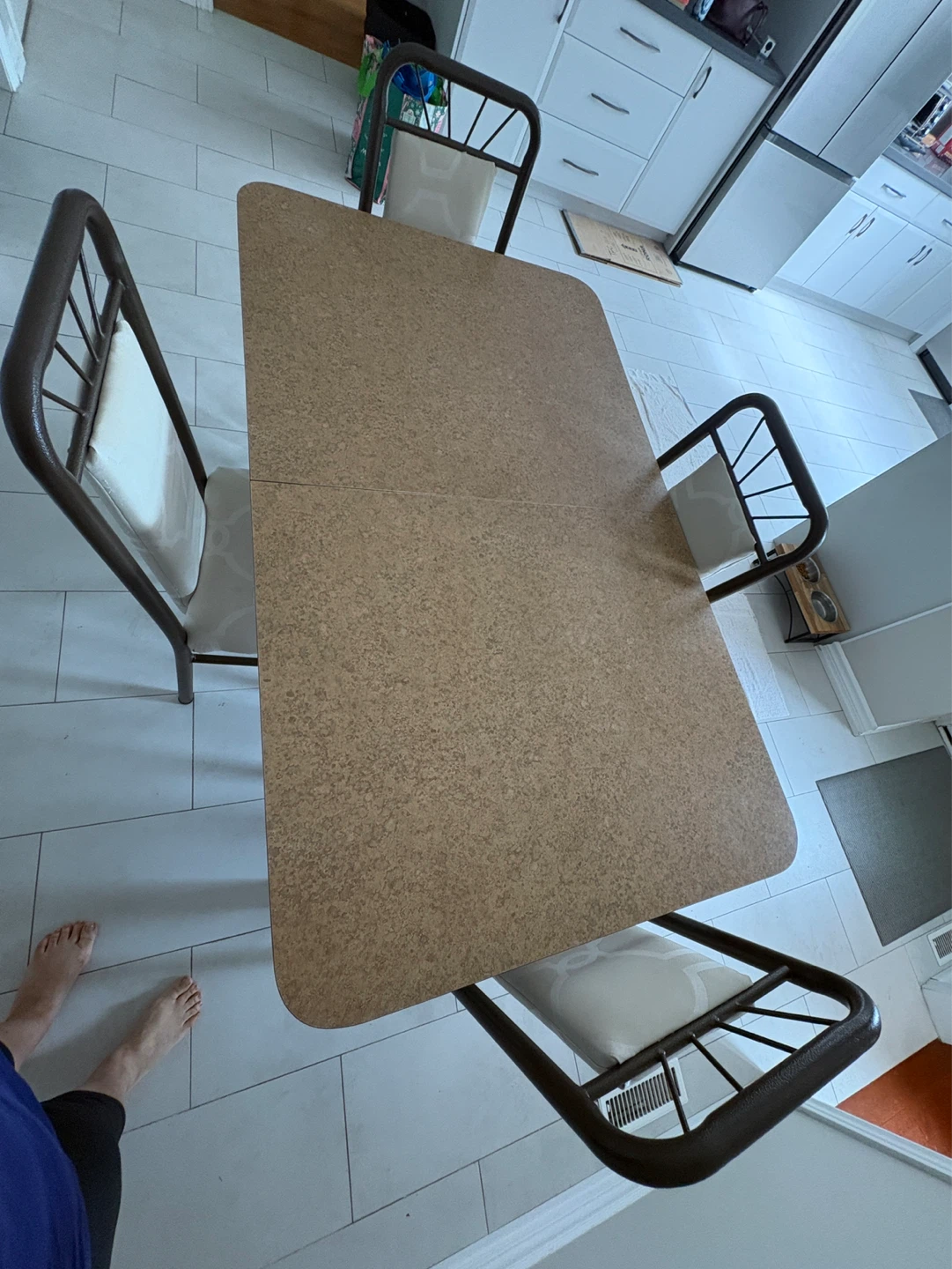 Vintage Dining Set with Table and 4 Chairs - photo 2