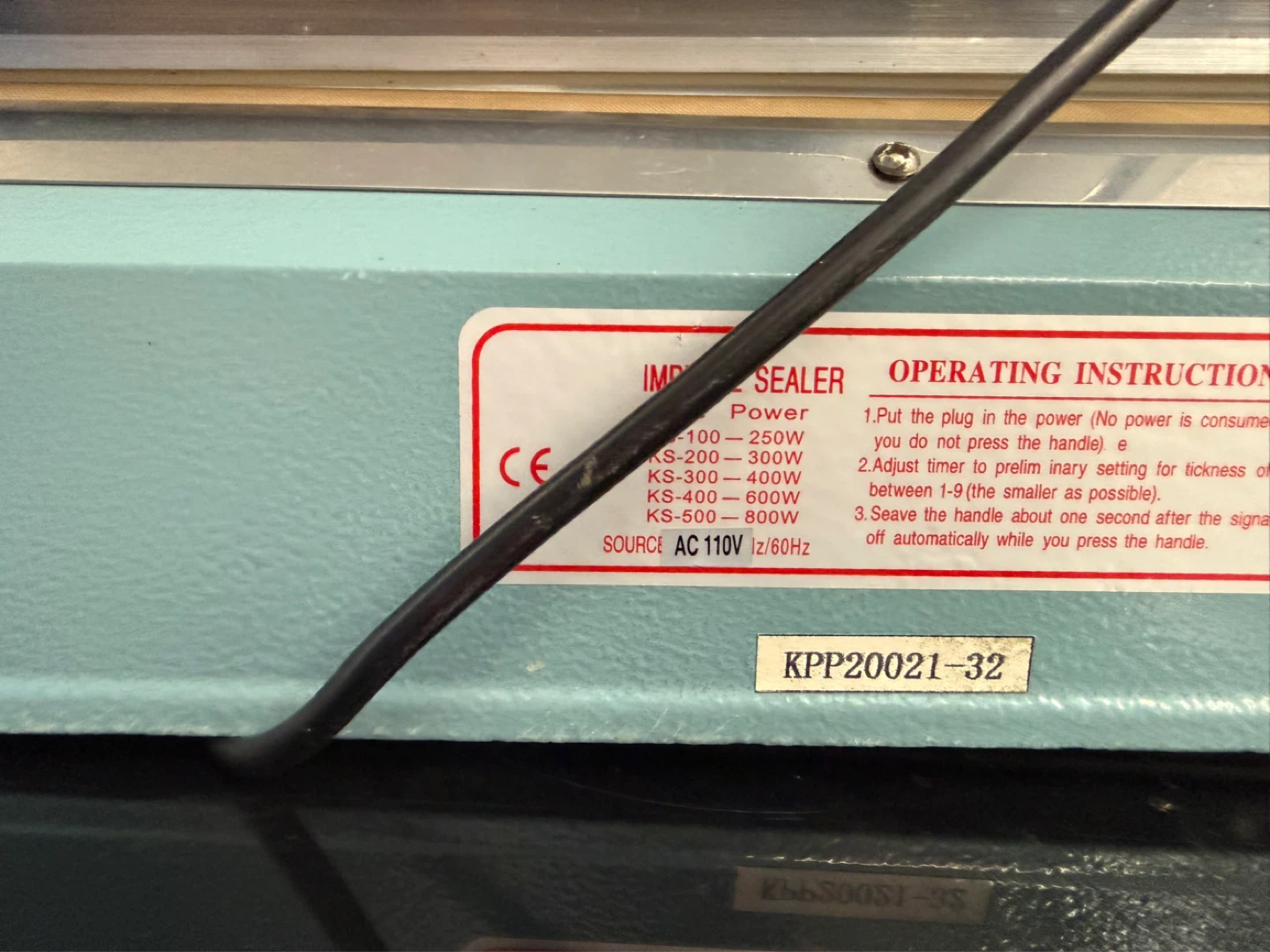 Impulse Bag Sealer