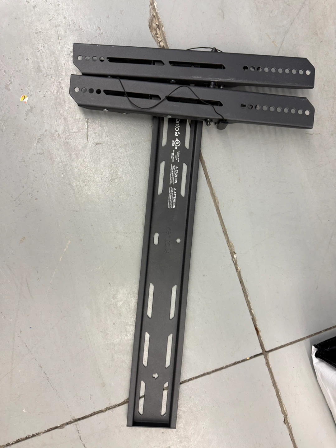 Black TV Wall Mount Bracket