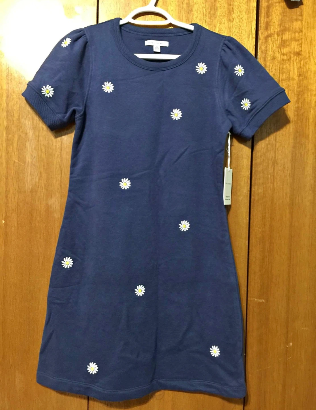 Free Assembly Navy Daisy Print Dress