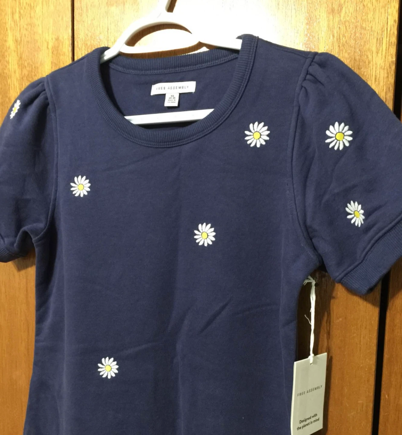 Free Assembly Navy Daisy Print Dress - photo 2