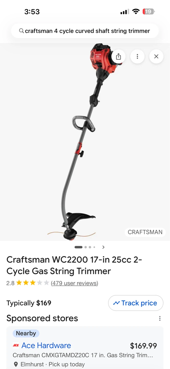 4 cycle gas string trimmer - photo 5