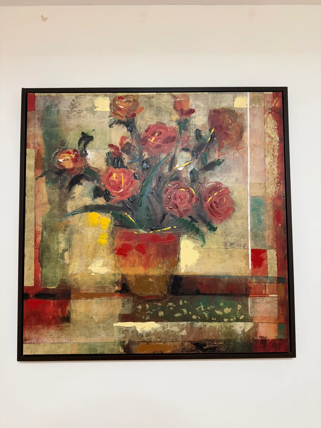 Framed Floral Still Life Wall Art