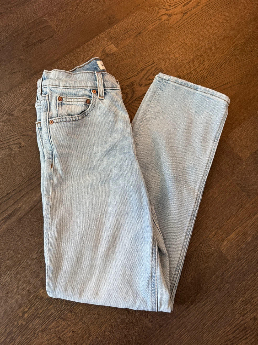Aritzia Denim Forum The Arlo Hi-Rise Straight Jeans (25) - photo 5