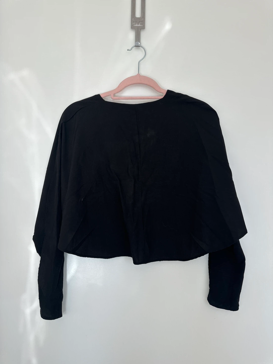 Zara Black Long Sleeve Top - photo 3