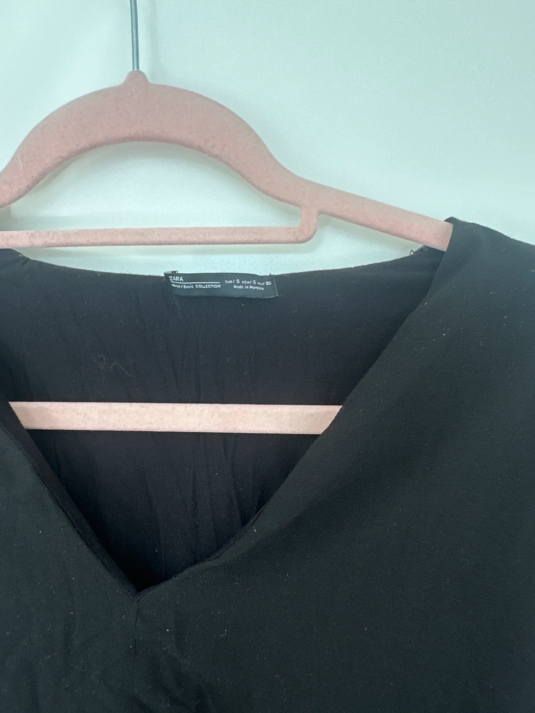 Zara Black Long Sleeve Top - photo 2