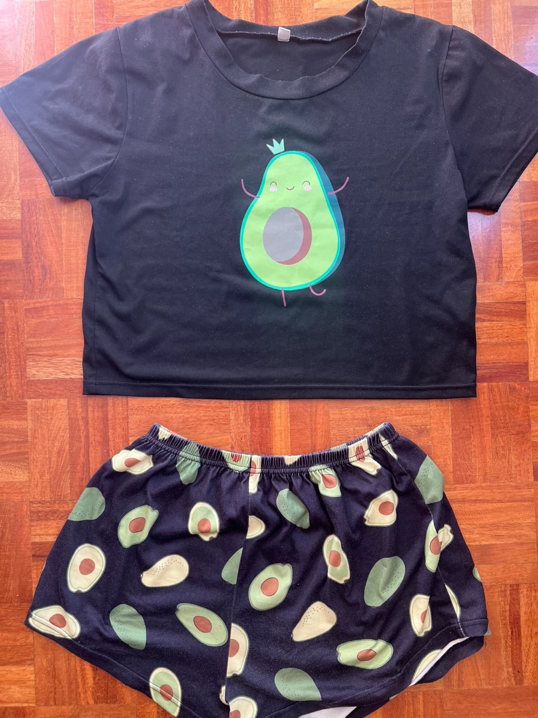 🥑 print night dress - photo 2