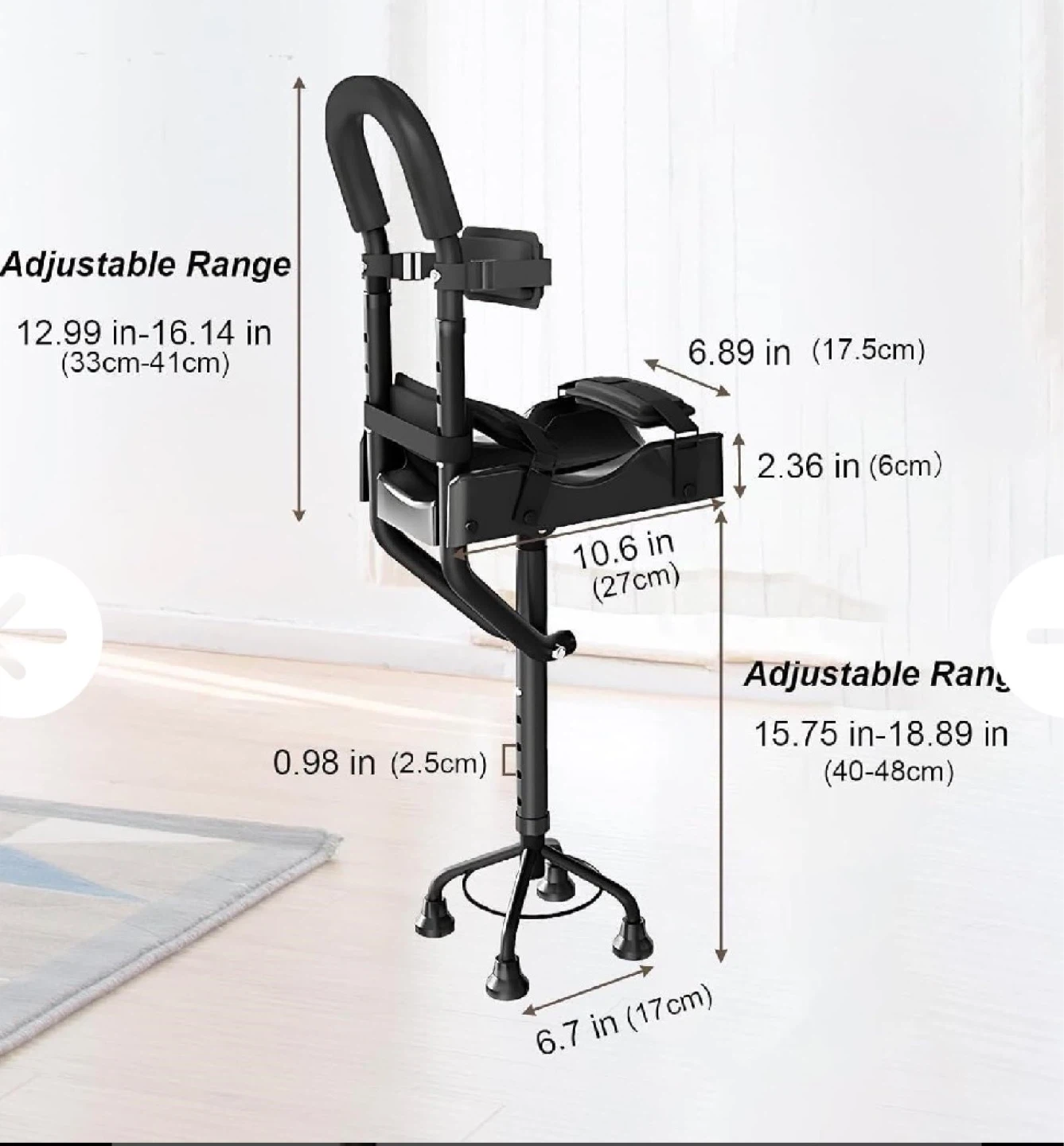 Adjustable Leg Support Cane - photo 3
