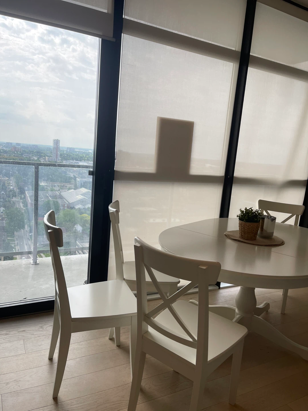 White Extendable Dining Table