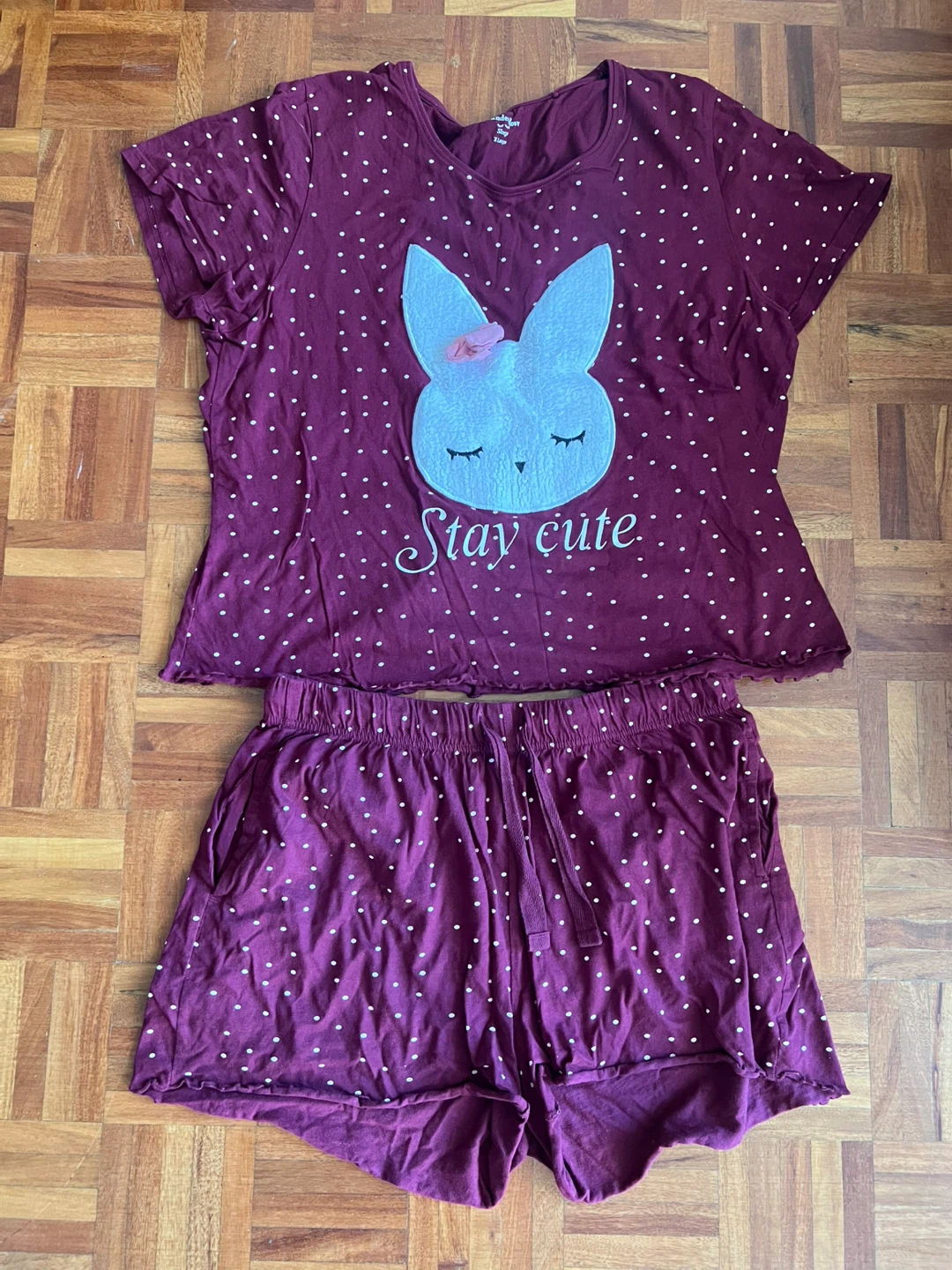 Bunny print night dress