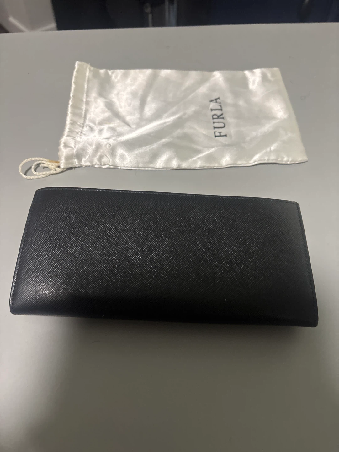 Furla Black Leather Wallet with Dust Bag- New - photo 5