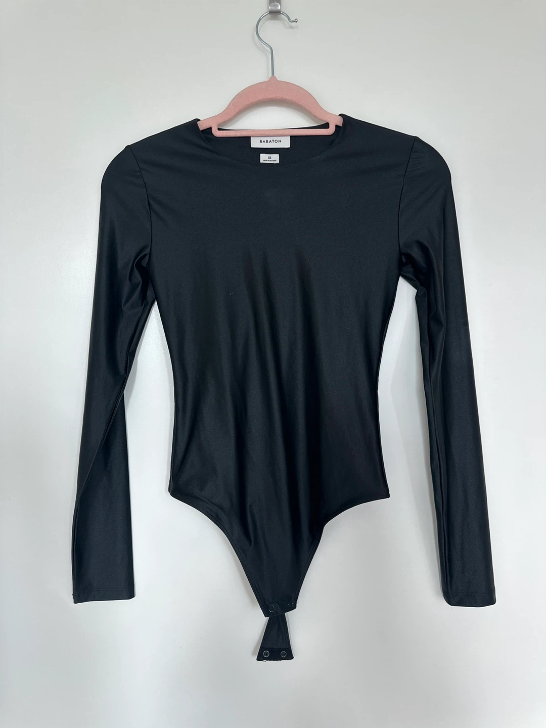 Babaton Black Long Sleeve Bodysuit