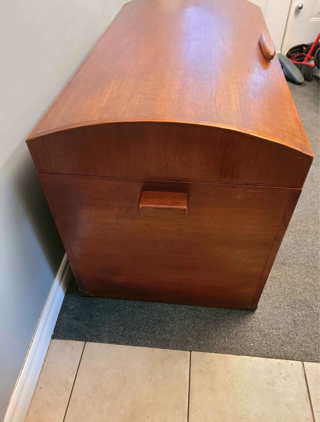 Antique Wooden Storage Trunk - photo 3